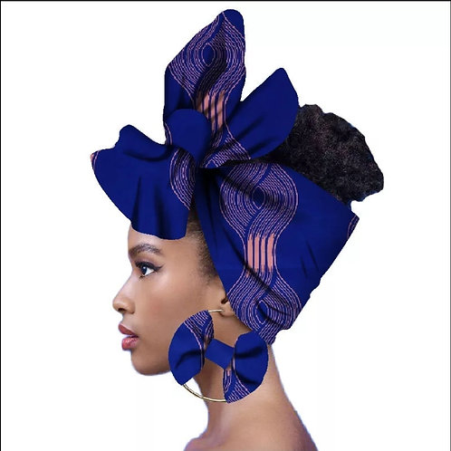 Tiana Headwrap + Earrings
